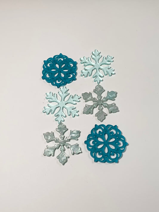 Snowflakes bundle - blue hues