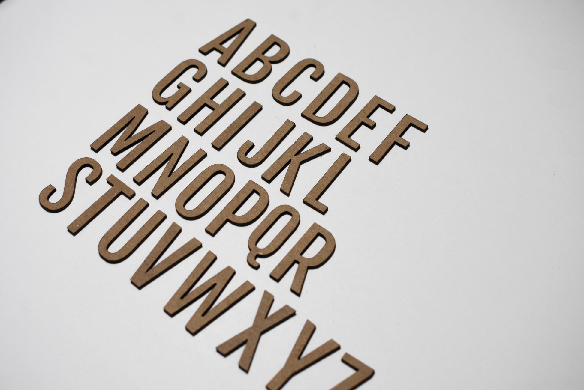 Fjalla font chipboard letters - Creative Designs By Kari