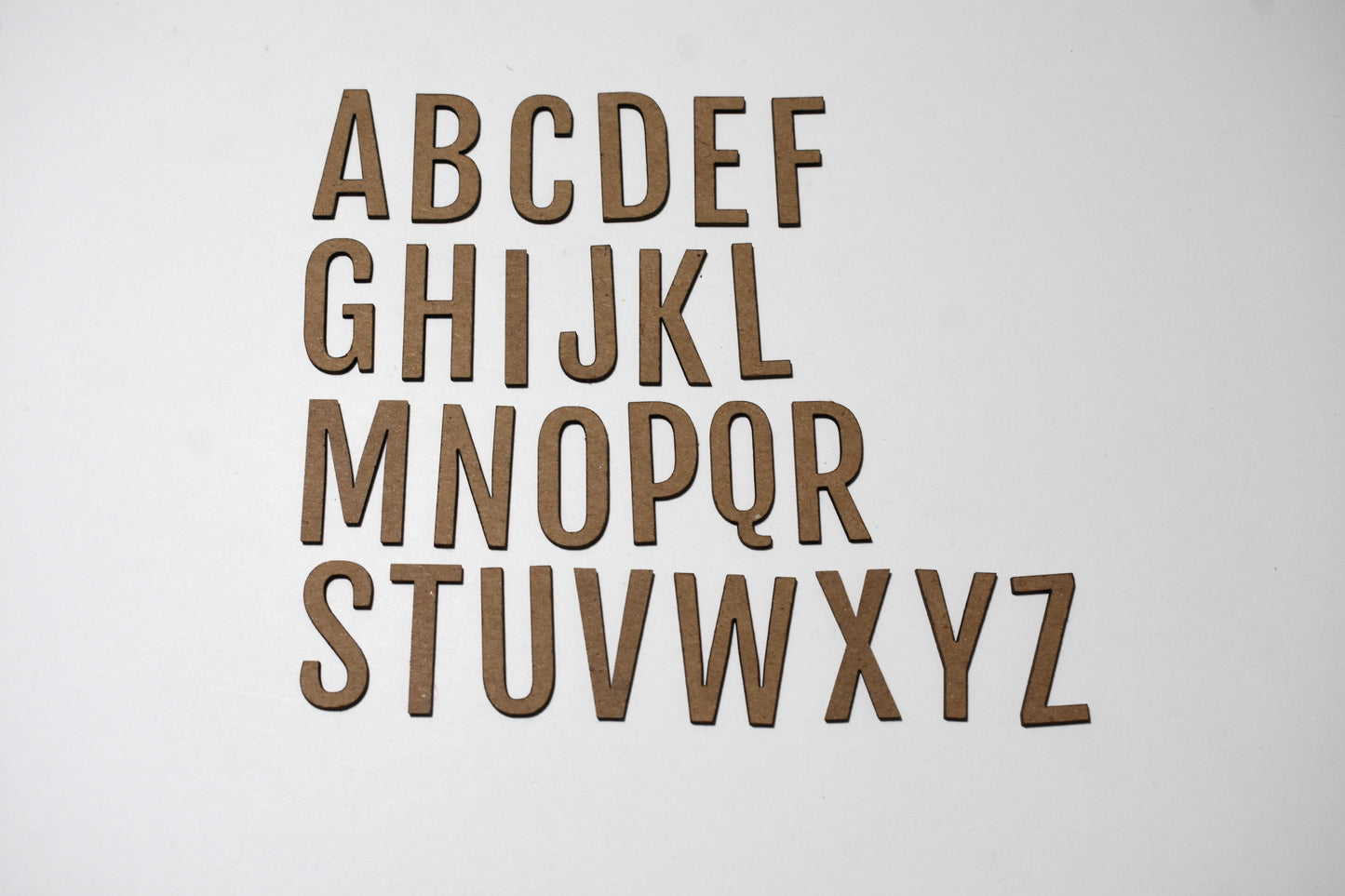 Fjalla font chipboard letters - Creative Designs By Kari