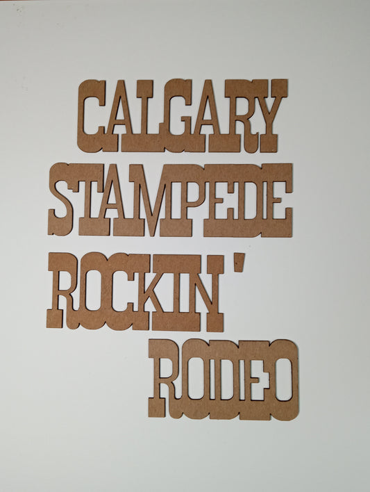 Calgary stampede titles - Creative Designs By Kari