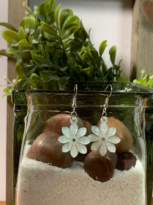 Earrings - Island vibes pearlized floral - Creative Designs By Kari