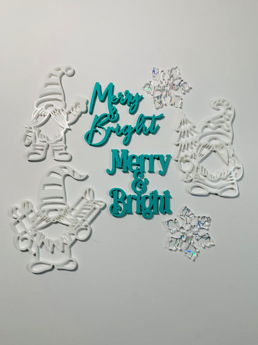 Merry & Bright gnomes bundle