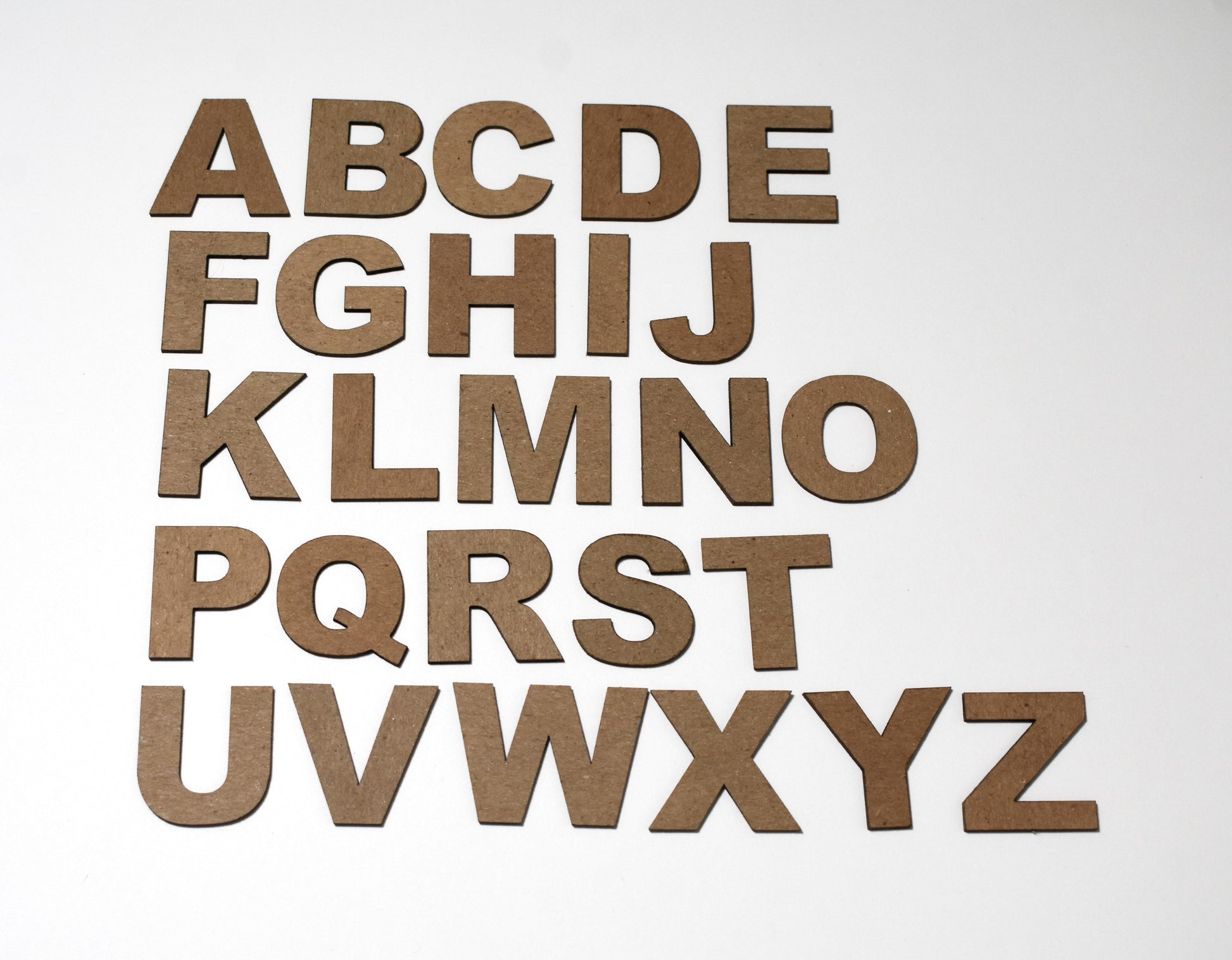 Arial font chipboard letters - Creative Designs By Kari
