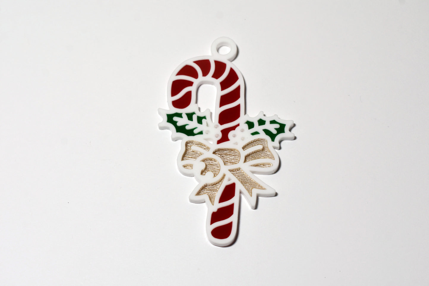 Candycane ornament - Inset - Creative Designs By Kari