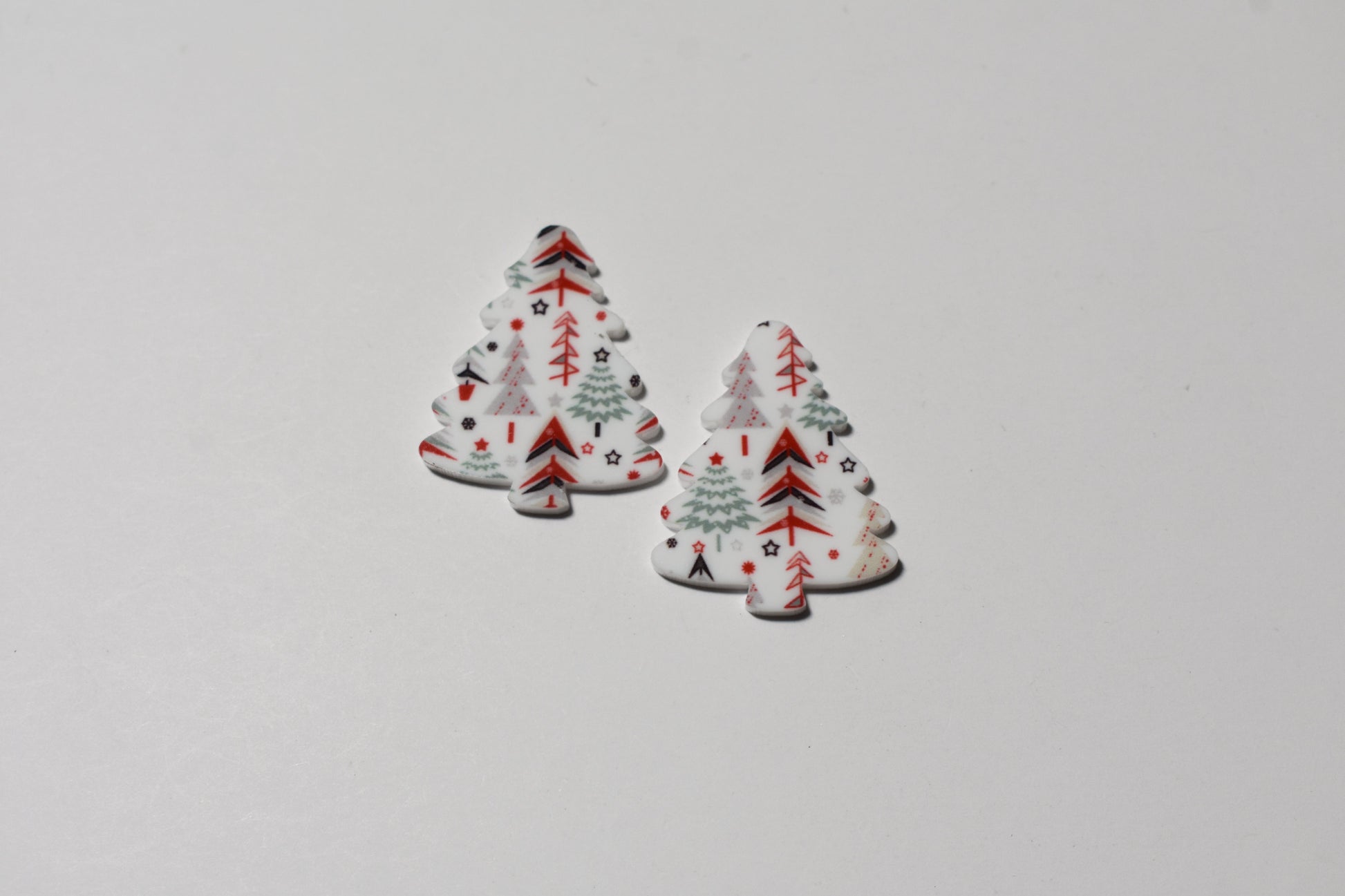 Christmas trees - green and red print - Creative Designs By Kari