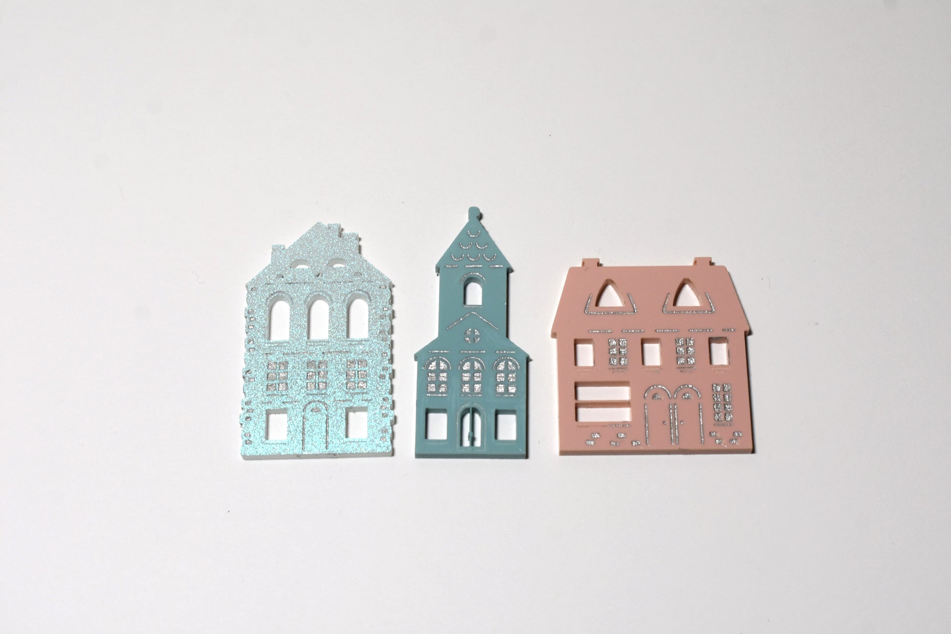 Christmas village - (pastels) - Creative Designs By Kari