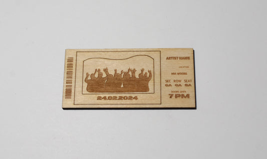 Concert ticket - CUSTOMIZABLE!! - Creative Designs By Kari