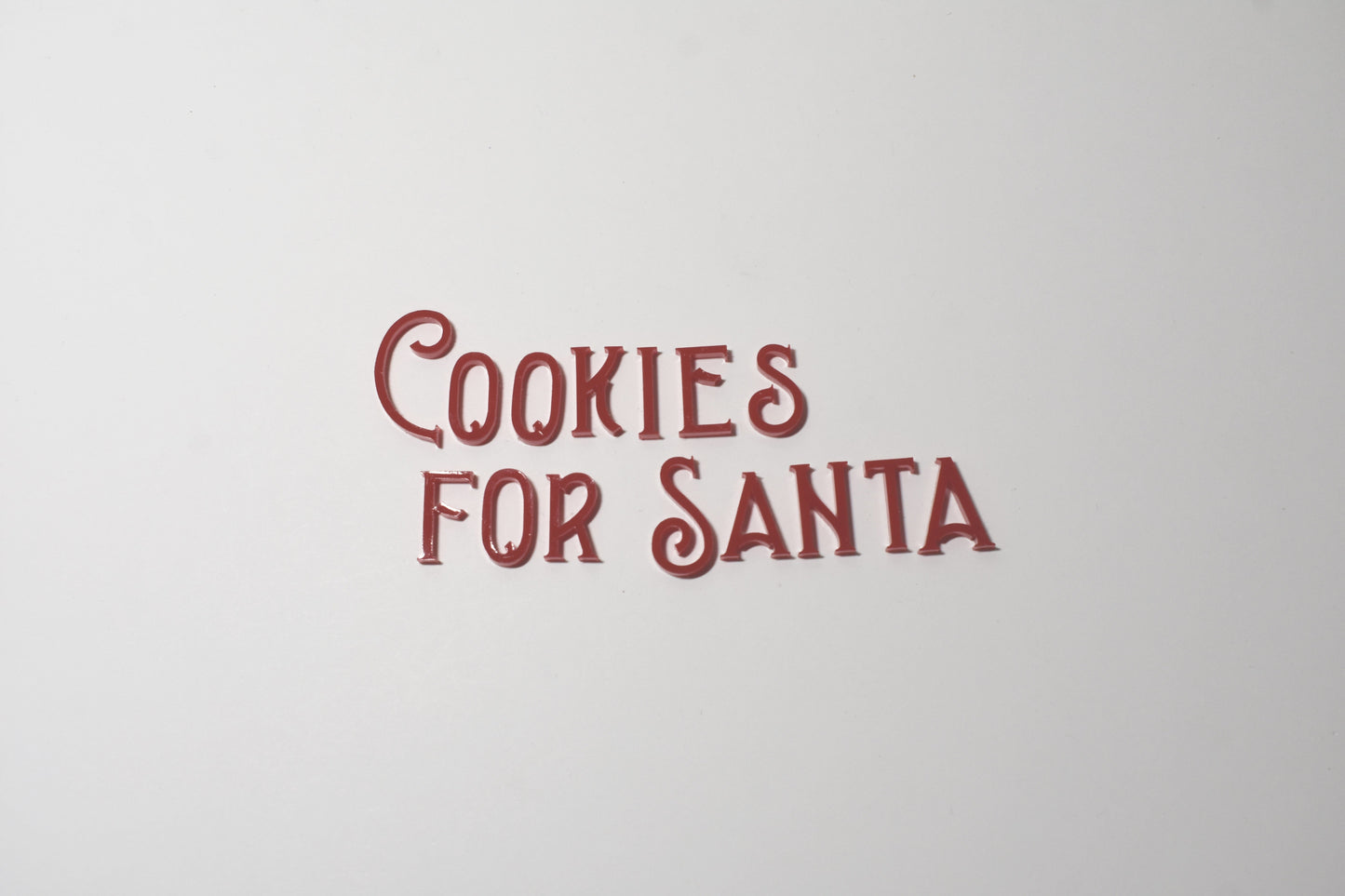 Cookies for Santa (individual letters) - Creative Designs By Kari