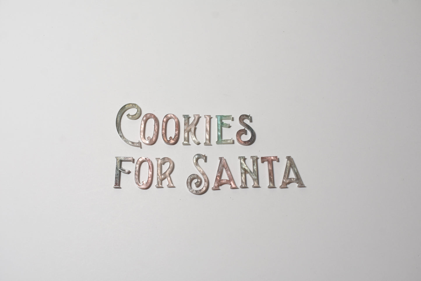 Cookies for Santa (individual letters) - Creative Designs By Kari