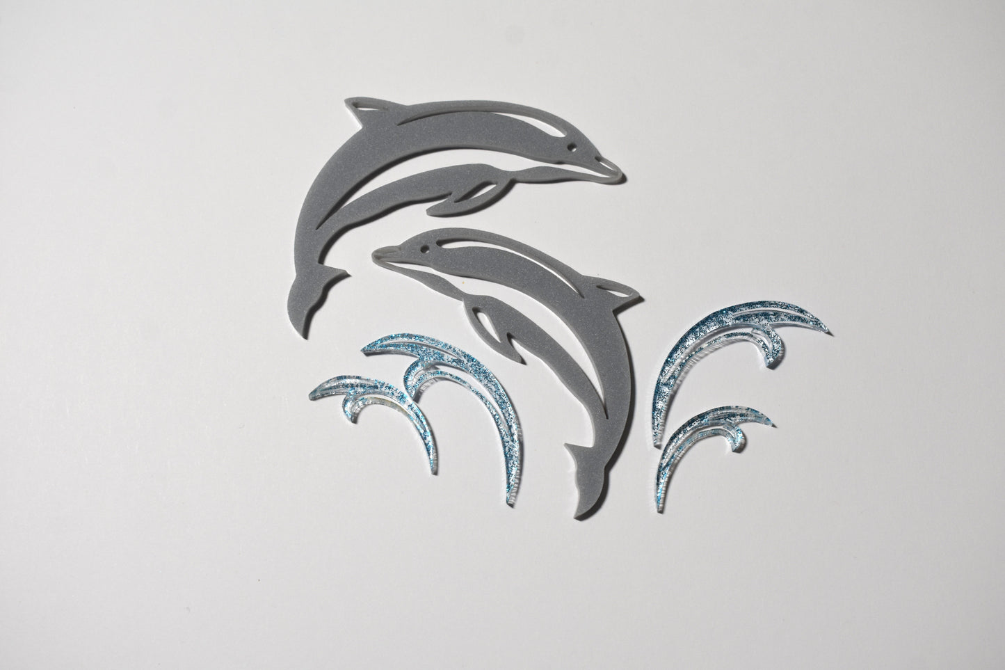 Dolphins and splash - Creative Designs By Kari
