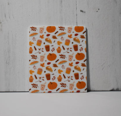 Frame panel - Pumpkin print - Creative Designs By Kari