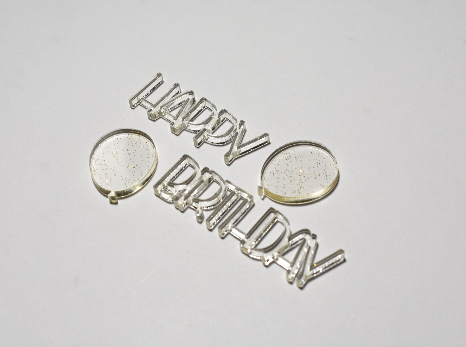 Happy Birthday plus balloons bundle - (fairy dust glitter) - Creative Designs By Kari