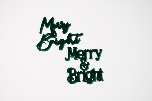 Merry & Bright titles 2 - Creative Designs By Kari