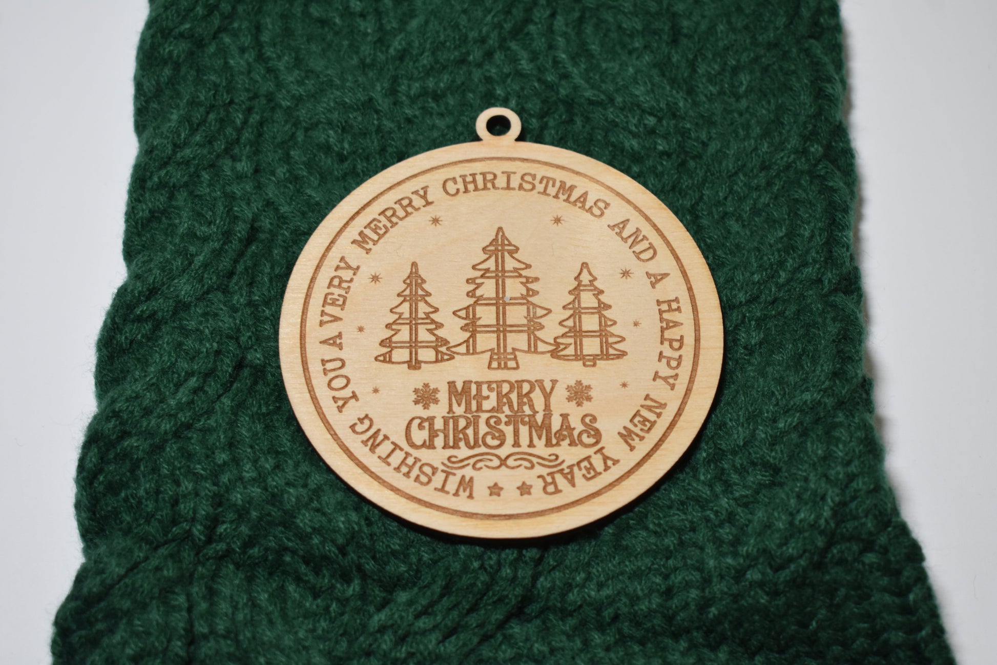 Merry Christmas ornament - Creative Designs By Kari