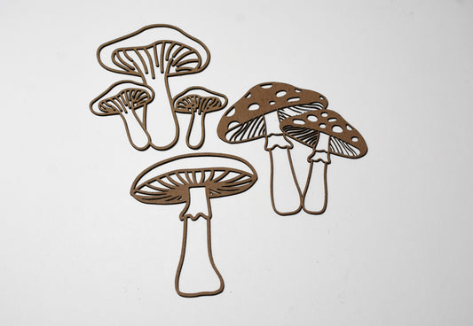 Mushroom outline bundle - Creative Designs By Kari