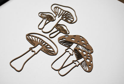 Mushroom outline bundle - Creative Designs By Kari