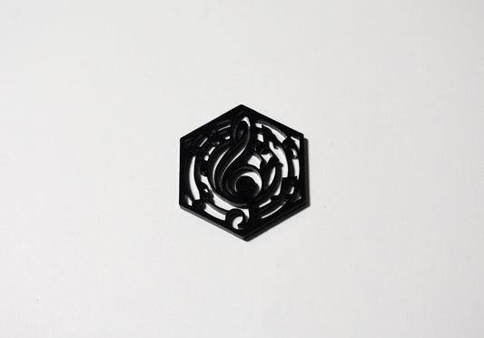 Music notes - hexagon - Creative Designs By Kari