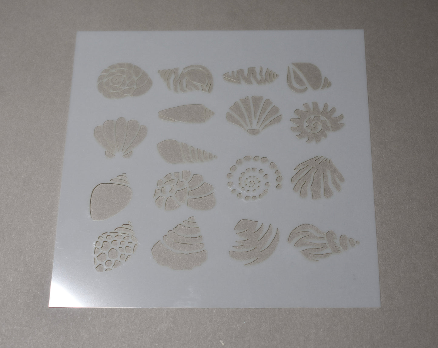 Seashell stencil - Creative Designs By Kari