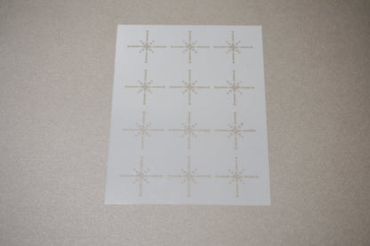 Starburst pattern stencil - Creative Designs By Kari