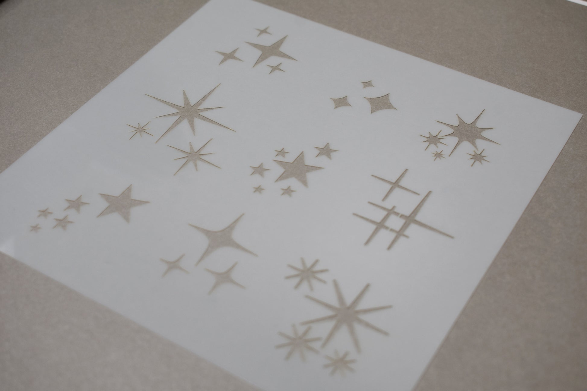 Starburst stencil - Creative Designs By Kari