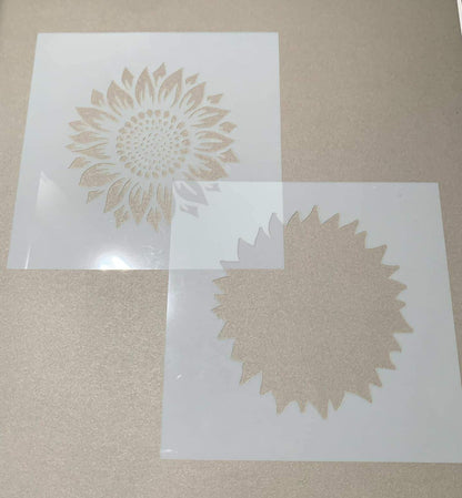 Sunflower layered stencil - Creative Designs By Kari