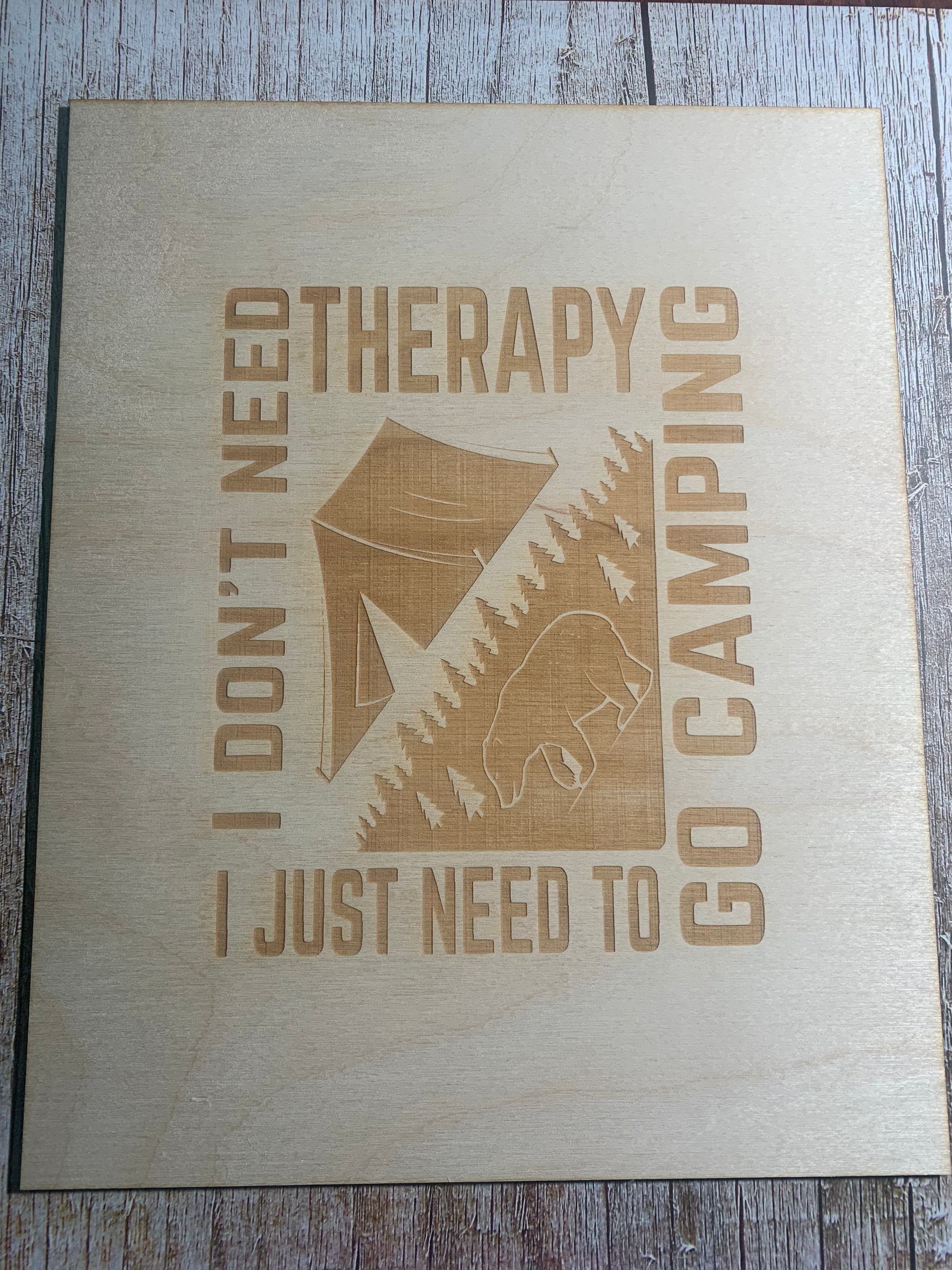 8" x 10" wall art - I don’t need therapy... - Creative Designs By Kari