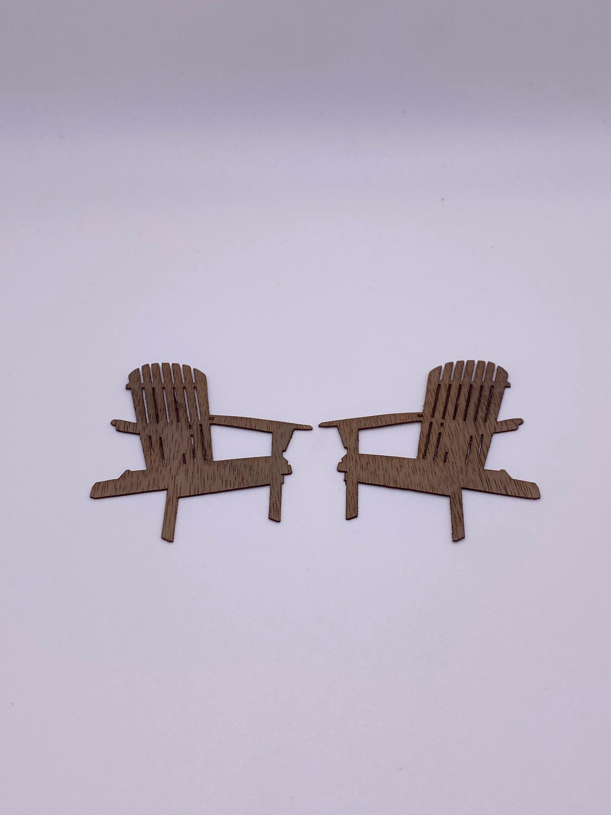 Adirondack chair set - walnut - Creative Designs By Kari