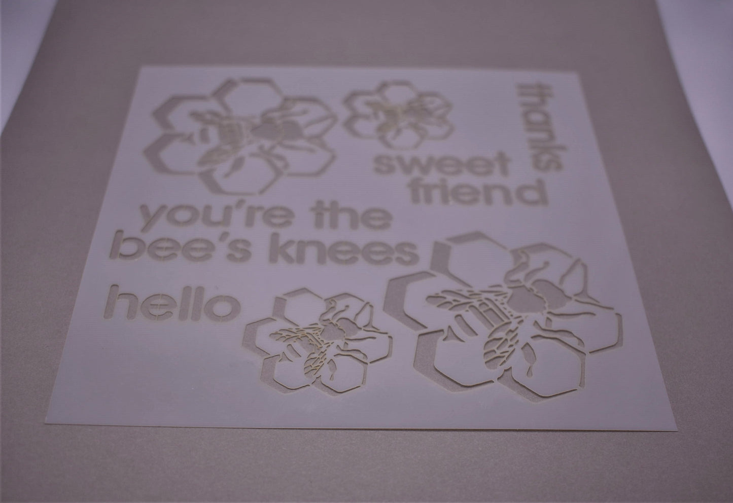 Bumblebee stencil - Creative Designs By Kari