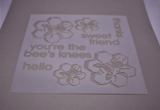 Bumblebee stencil - Creative Designs By Kari
