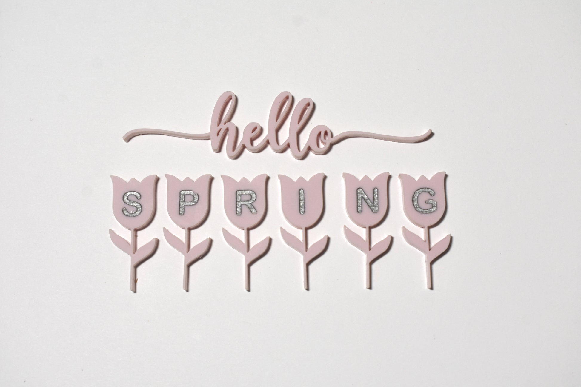 Hello spring - ballerina slippers pink - Creative Designs By Kari