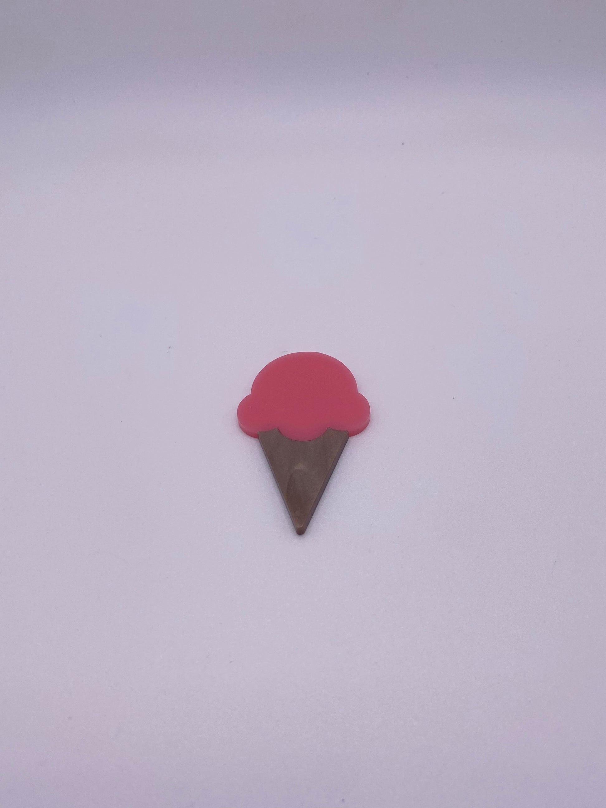 Ice cream cone - pink - Creative Designs By Kari