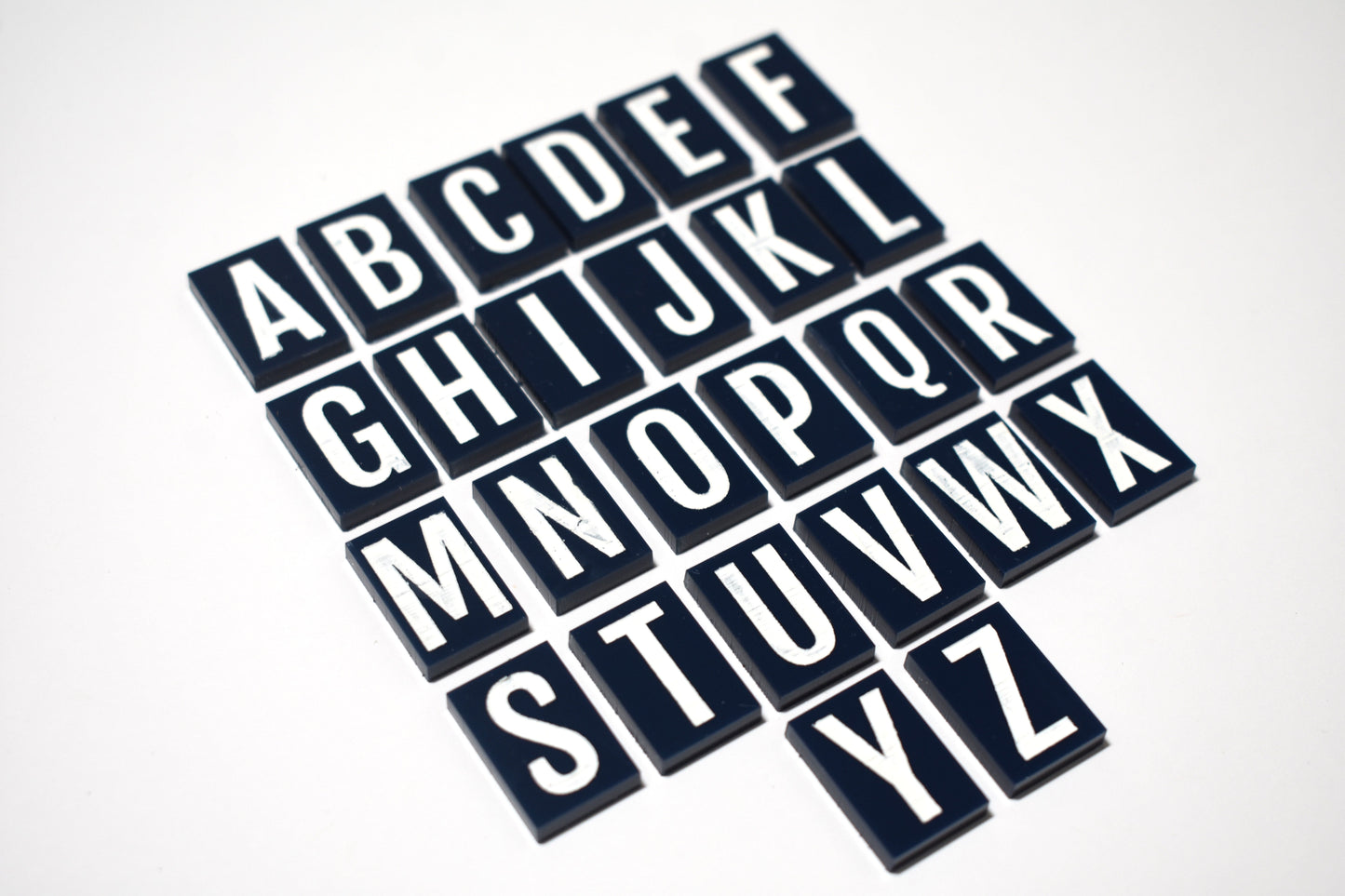 Letter tiles - dark navy - Creative Designs By Kari