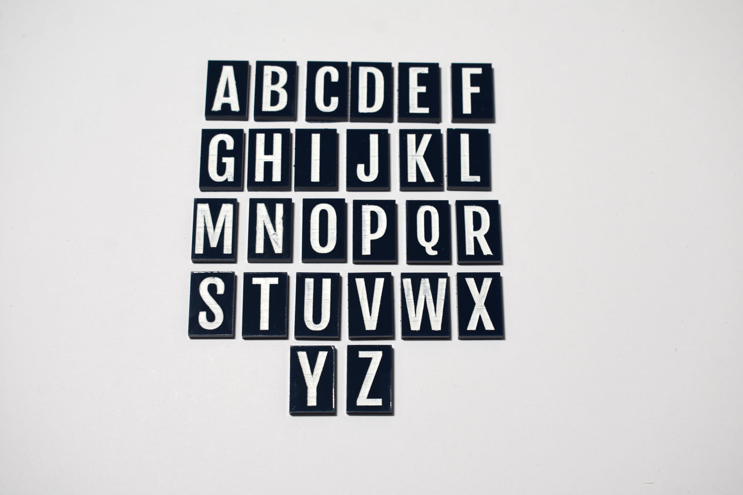 Letter tiles - dark navy - Creative Designs By Kari