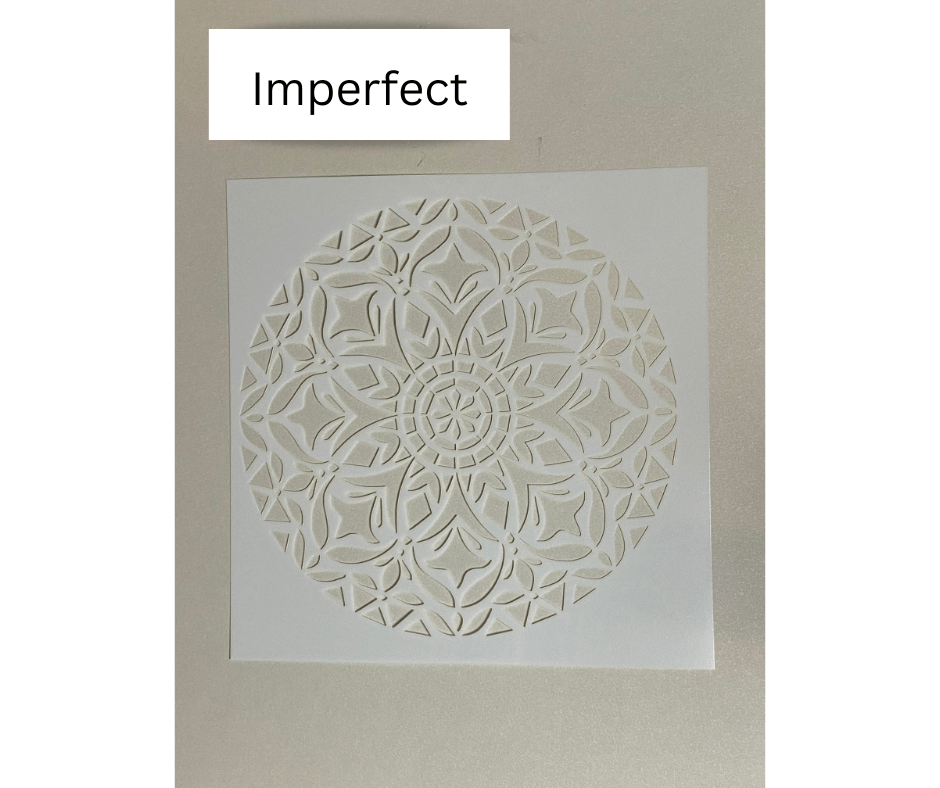 Mandala stencil - imperfect - Creative Designs By Kari