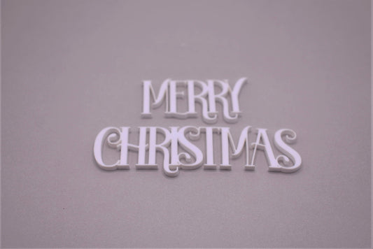 Merry Christmas (white) - Creative Designs By Kari