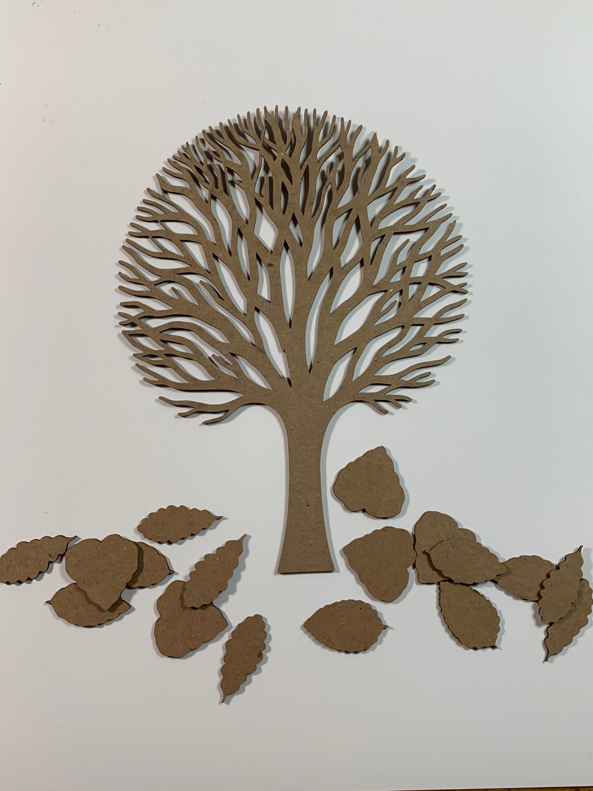 Tree with fallen leaves - Creative Designs By Kari