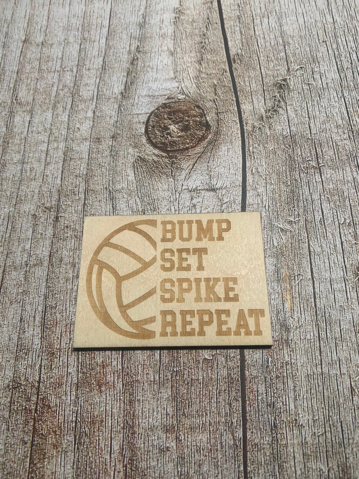 Volleyball - Bump Set Spike Repeat - Creative Designs By Kari